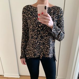Leopard blouse
